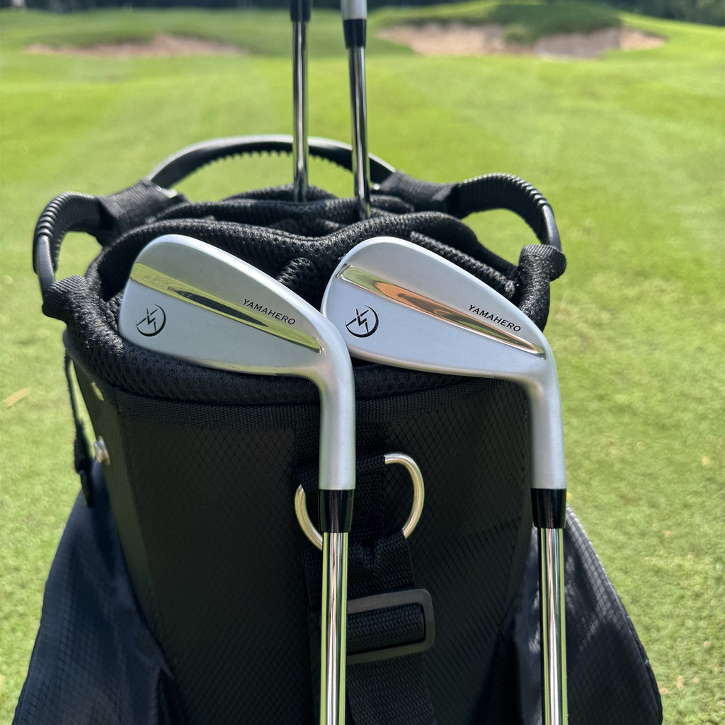 Yamahero Geschmiedete Golf-Eisen 15 17 Grad mit 110g Stiff Flex - Hohl-Design RH Herren Golfschläger