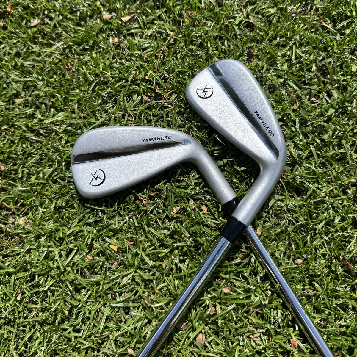 Yamahero Geschmiedete Golf-Eisen 15 17 Grad mit 110g Stiff Flex - Hohl-Design RH Herren Golfschläger