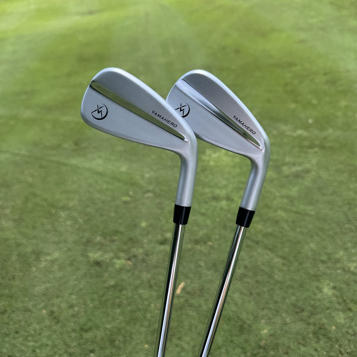 Yamahero Geschmiedete Golf-Eisen 15 17 Grad mit 110g Stiff Flex - Hohl-Design RH Herren Golfschläger