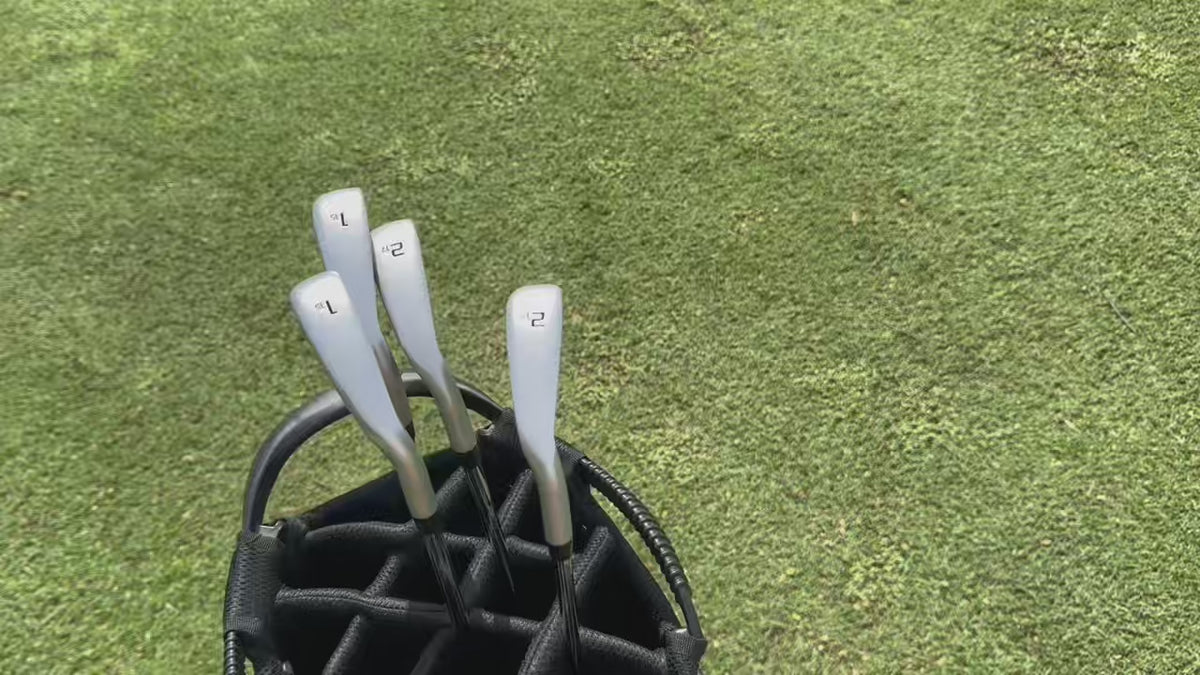 Yamahero Geschmiedete Golf-Eisen 15 17 Grad mit 110g Stiff Flex - Hohl-Design RH Herren Golfschläger